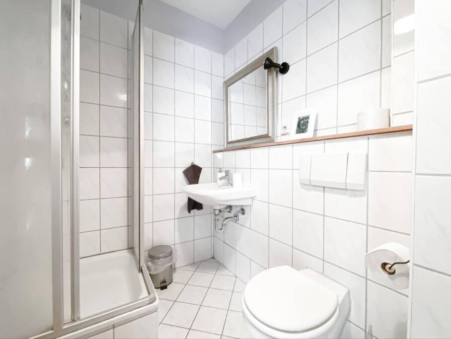 Schoene Ferienwohnung Mit Blick Ueber Stadtwald Leipzig Extérieur photo