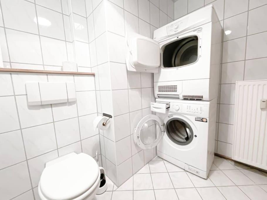 Schoene Ferienwohnung Mit Blick Ueber Stadtwald Leipzig Extérieur photo